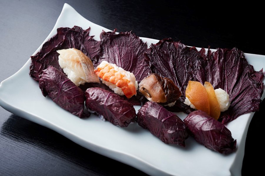 笹屋招牌「紫蘇兵衛壽司」