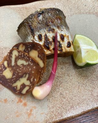 料理範例：「鹽烤梭魚」